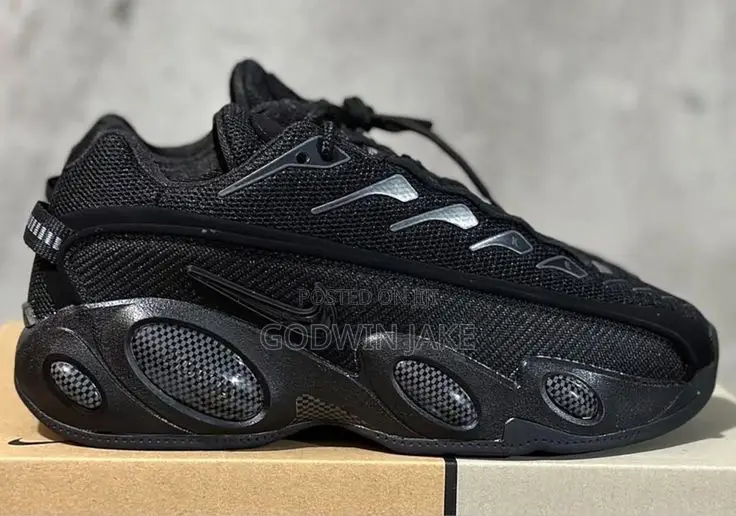 Affordable Nike NOCTA Glide Sneakers – 'Black / University Gold'