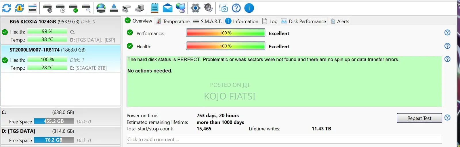 Seagate 2TB External HDD