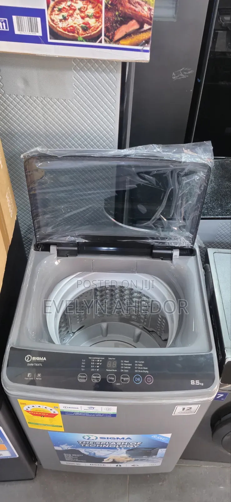 Quick Wash Top Loader 8kg Sigma Washing Machine
