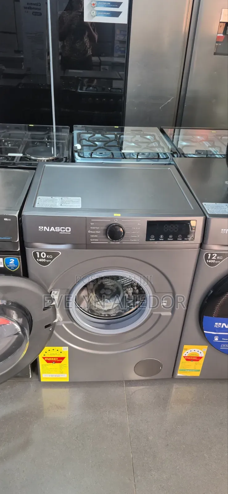 Nasco Silent Wash 10kg Front Loader With Inverter Motor for Sale