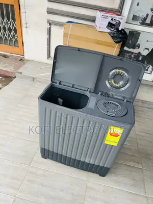 Nasco 11kg Twin Tub Washing Machine - Grey(Not Rusty)