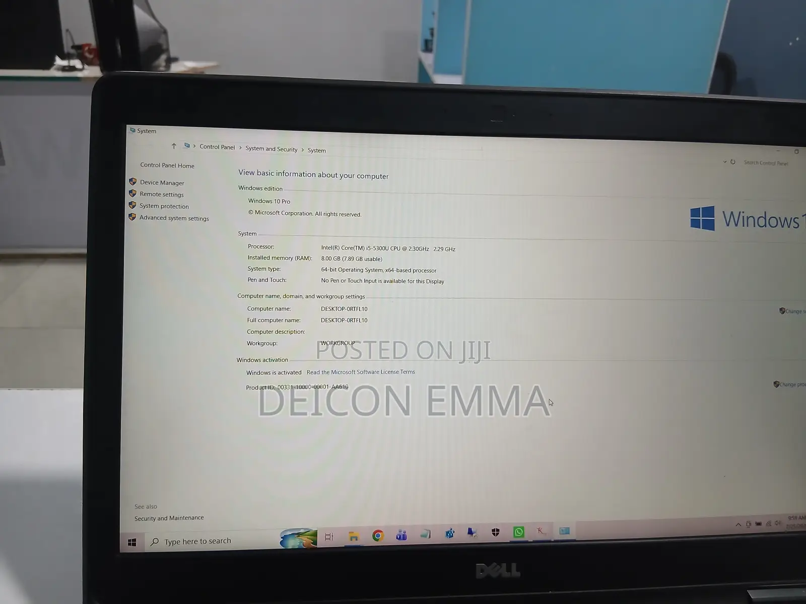 Laptop Dell Latitude E5550 8GB Intel Core i5 HDD 500GB