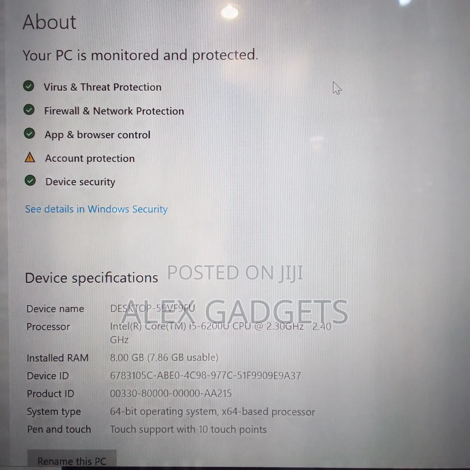 Laptop Dell Inspiron 13 5368 8GB Intel Core i5 SSD 256GB