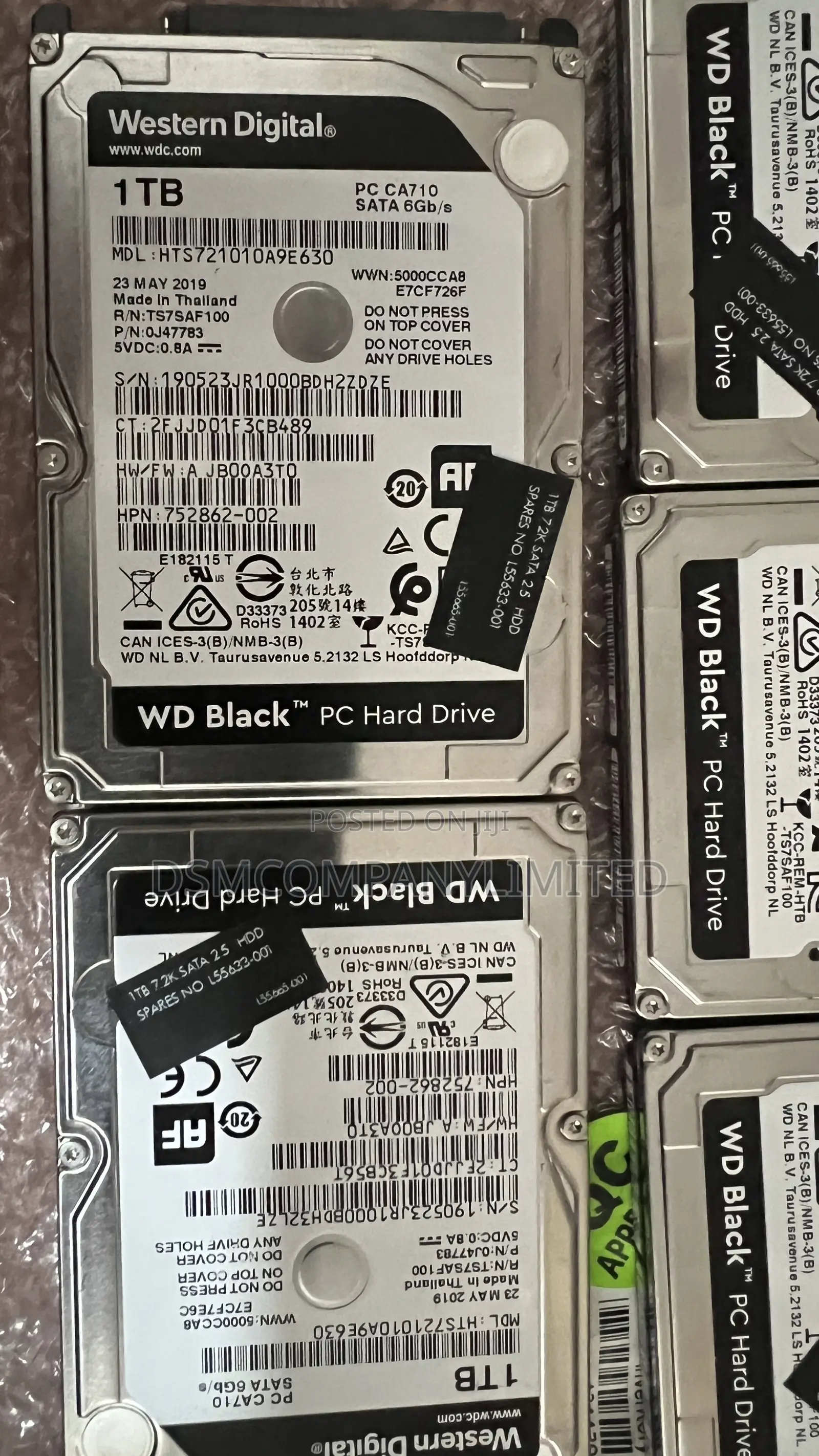 1TB Western Digital Black 2.5 HDD Drive