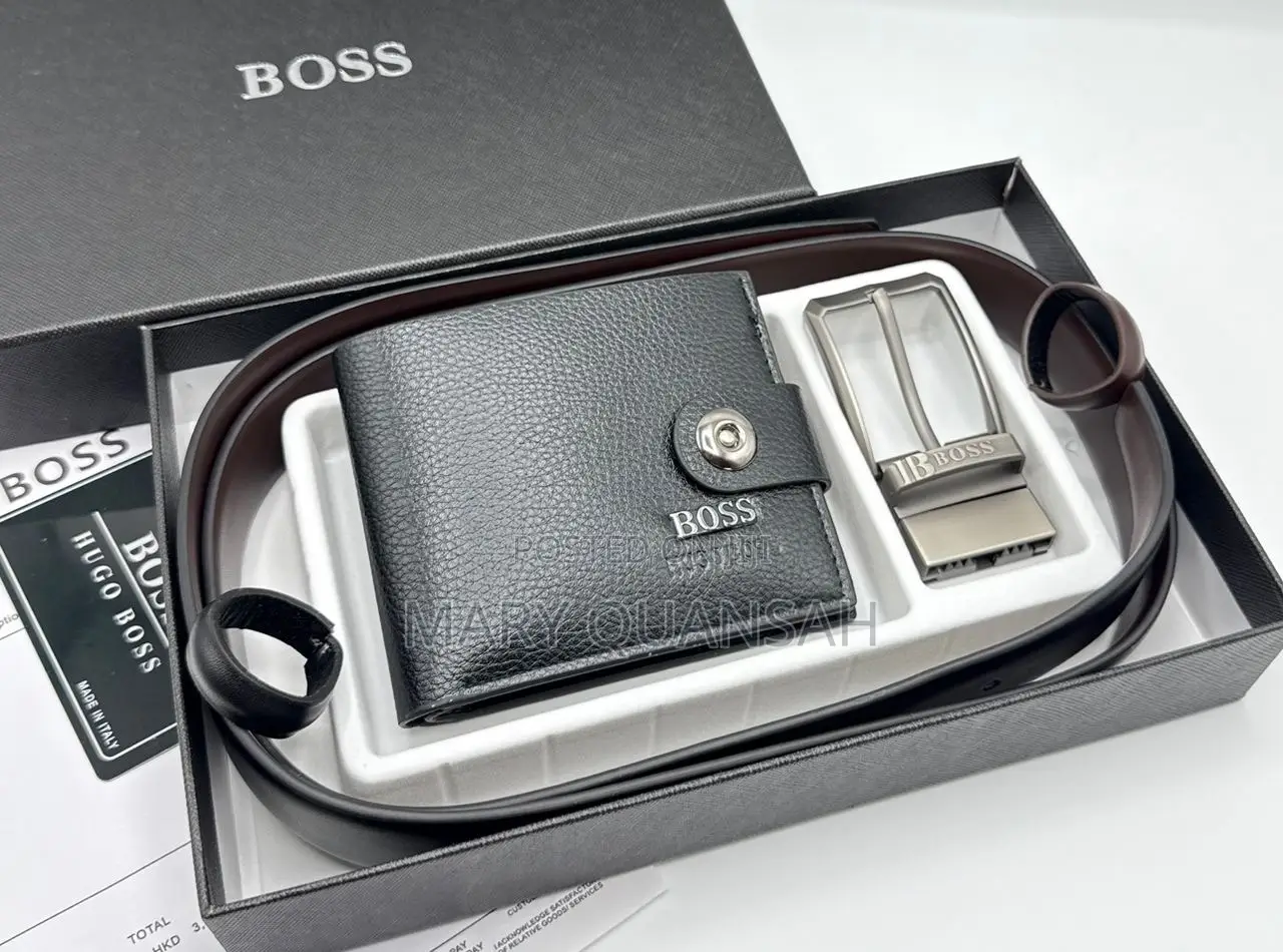 Men’s Belt and Wallet