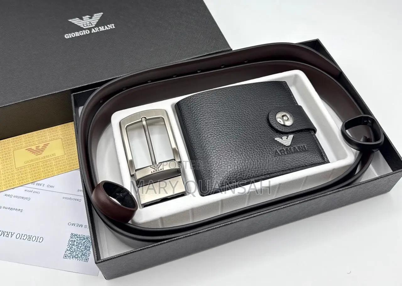 Men’s Belt and Wallet