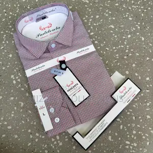 Padilenta Designed Stripe/Checked Long Sleeves Shirt M-3xl