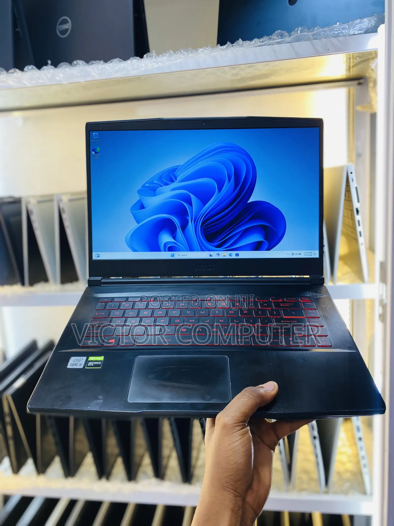 Laptop MSI GF63 16GB Intel Core i5 SSD 256GB