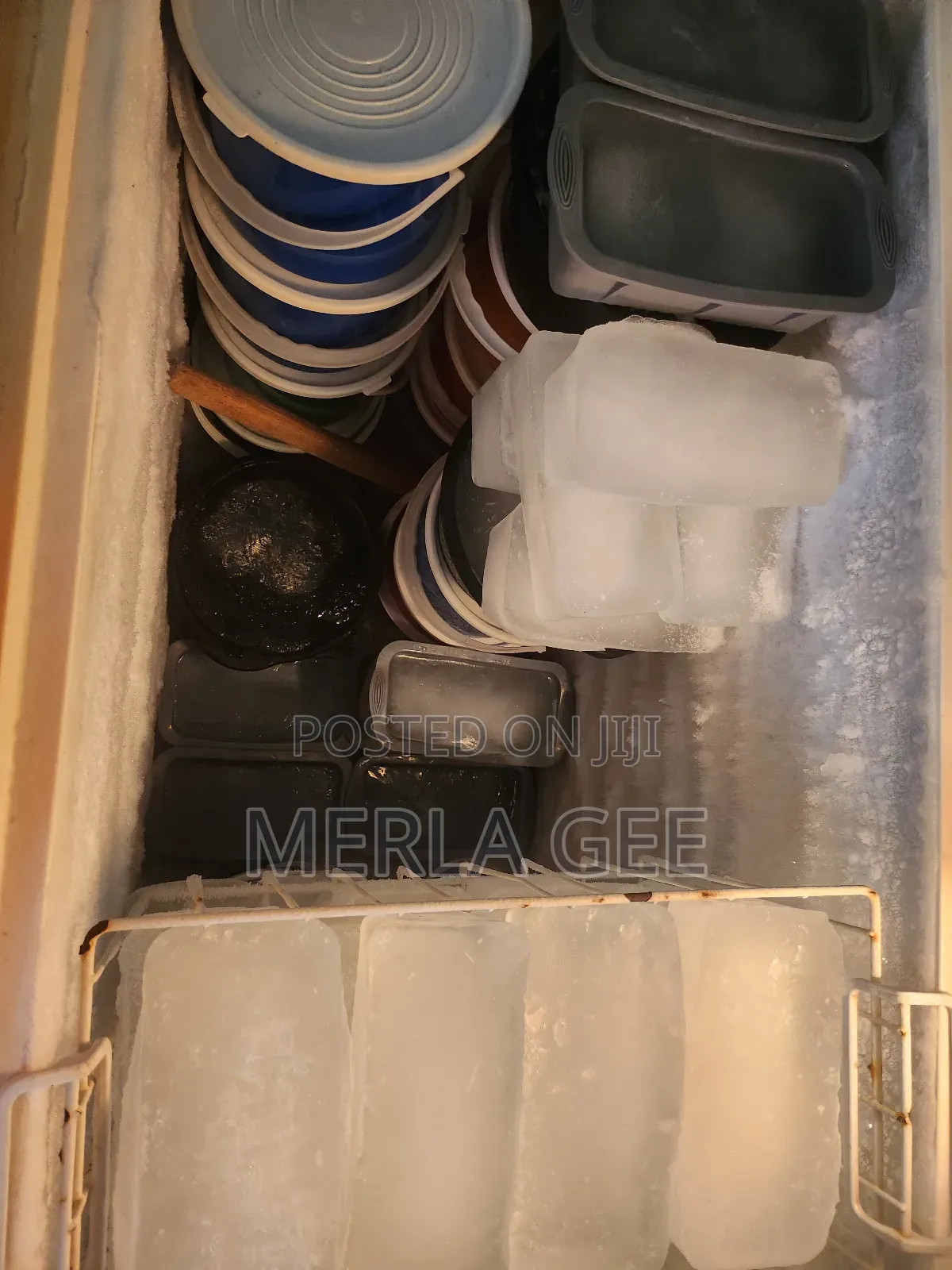 Ice Cubes and Ice Block