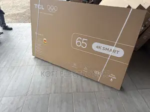 A Powered Google TCL Large 65-Inch LED Display