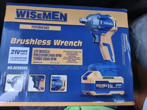 Wisemen 21V MAX Cordless Brushless Impact Wrench (Model NO. DC00505).
