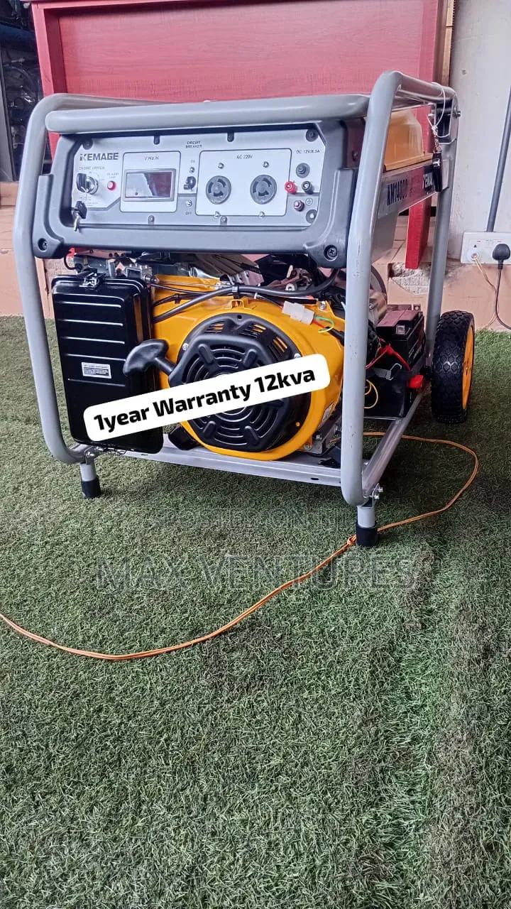Heavy-Duty Kemage 12kVA Generator for Homes Business 12kva