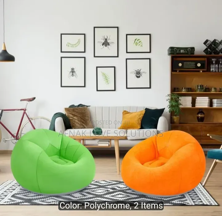 Inflatable Bean Bag Single Sofa