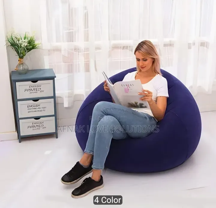 Inflatable Bean Bag Single Sofa