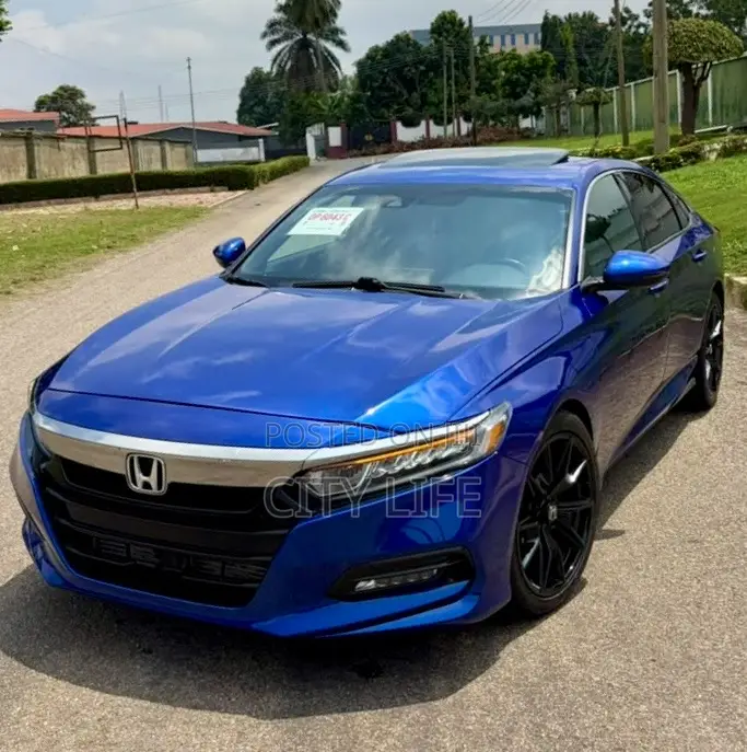 Honda Accord Sport (2.0L 4cyl Turbo 6M) 2019 Blue