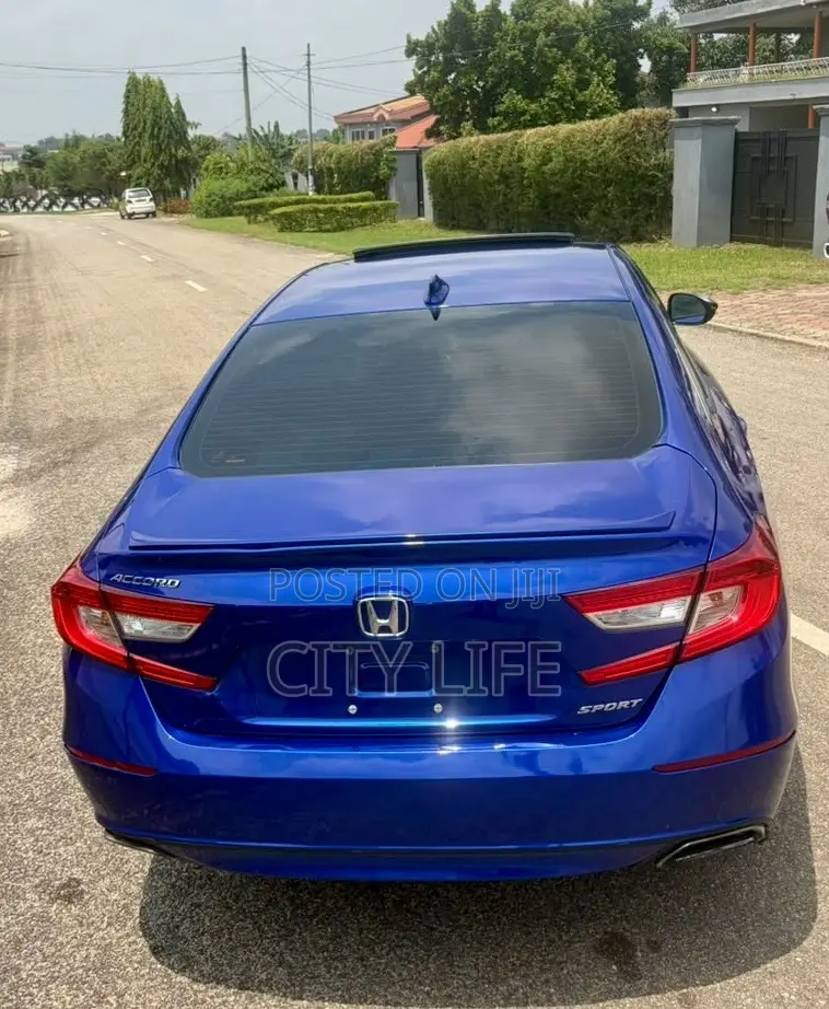 Honda Accord Sport (2.0L 4cyl Turbo 6M) 2019 Blue