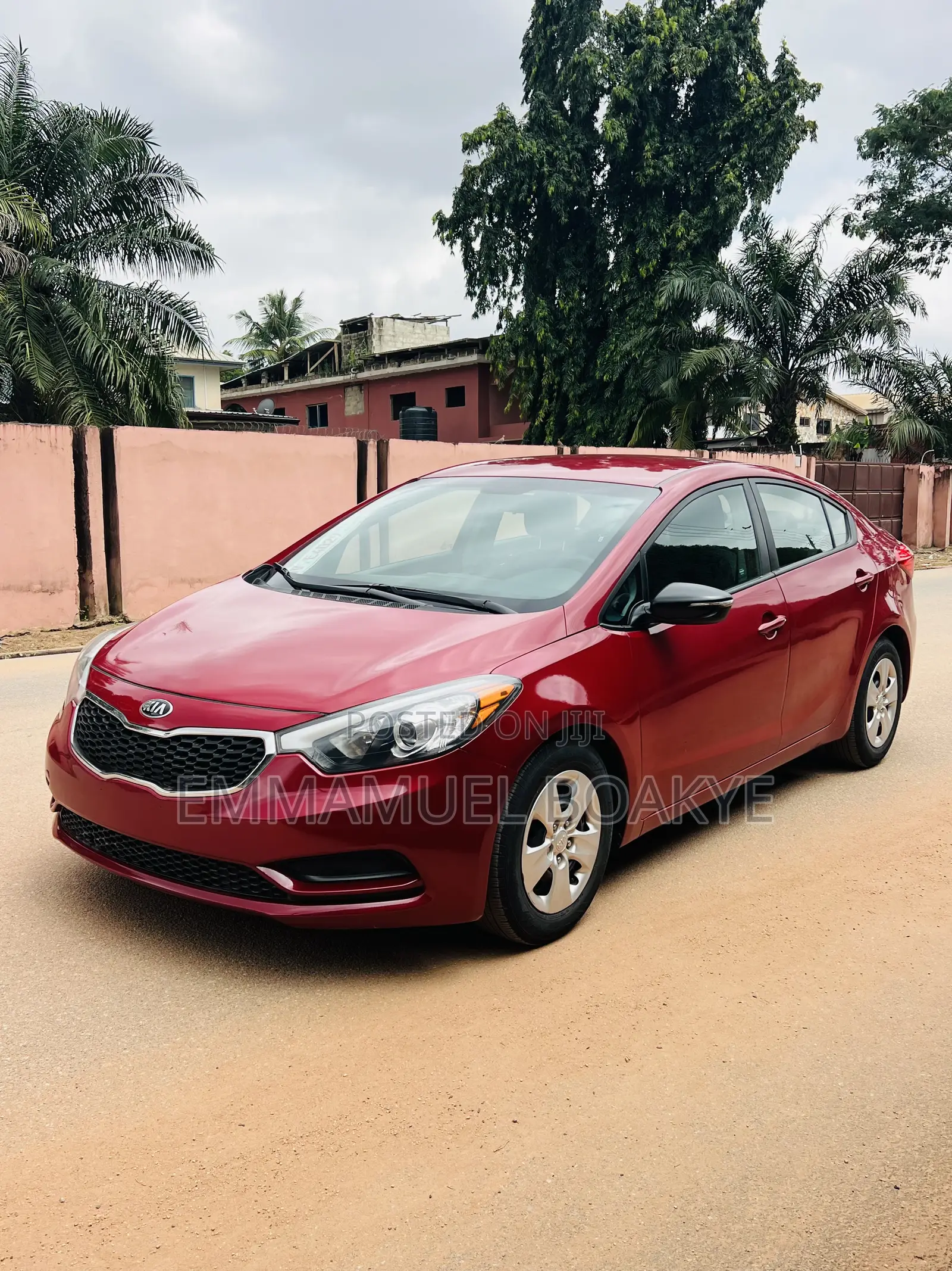 Kia Forte LX Sedan 2015 Red