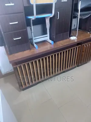 1.4m Office Table Brown