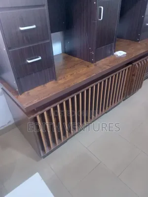1.4m Office Table Brown