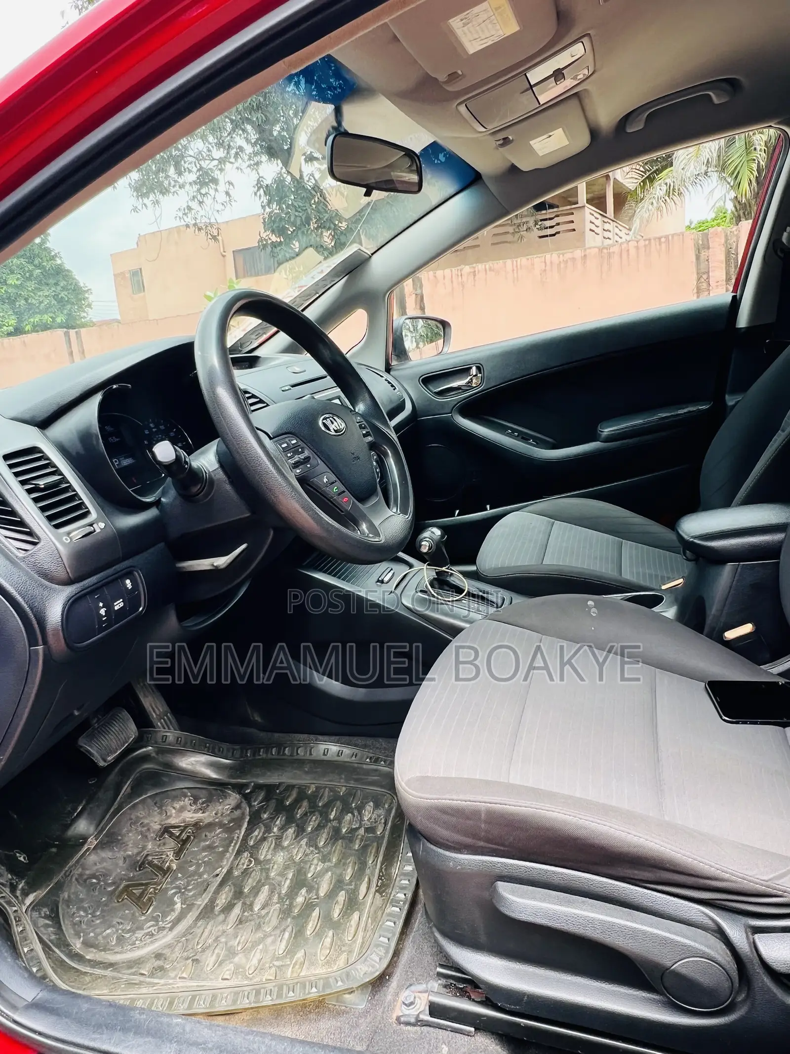 Kia Forte LX Sedan 2015 Red