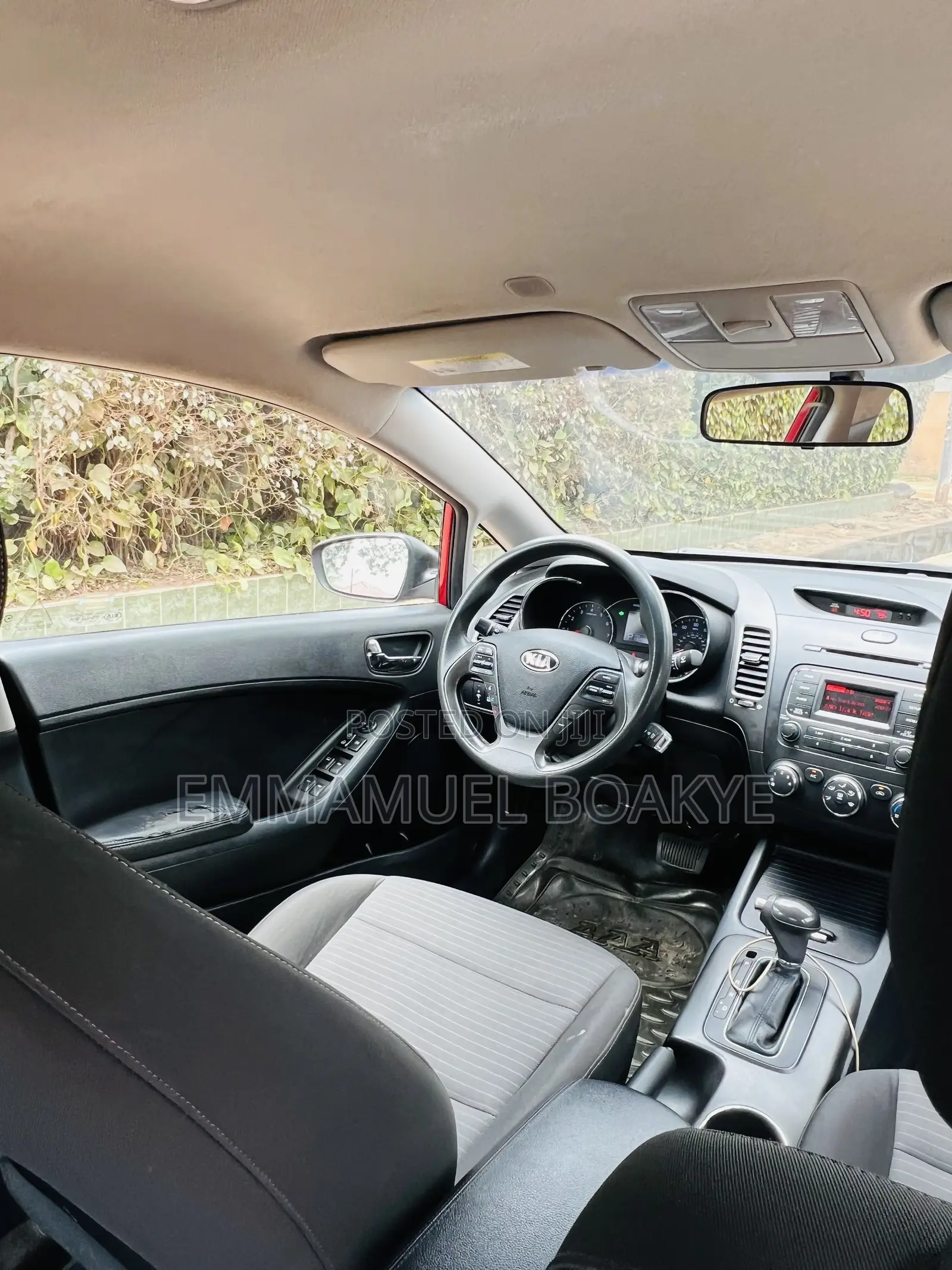 Kia Forte LX Sedan 2015 Red