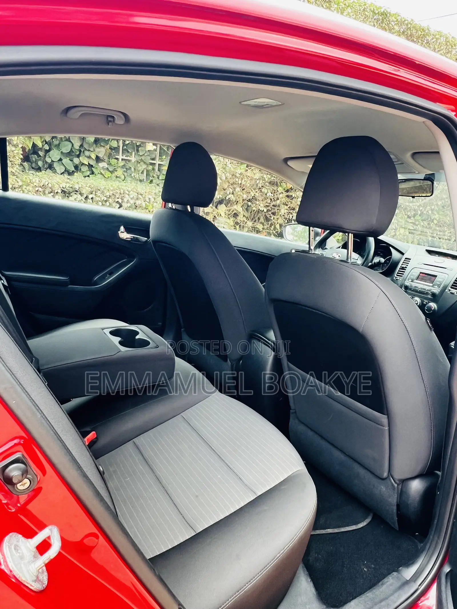 Kia Forte LX Sedan 2015 Red