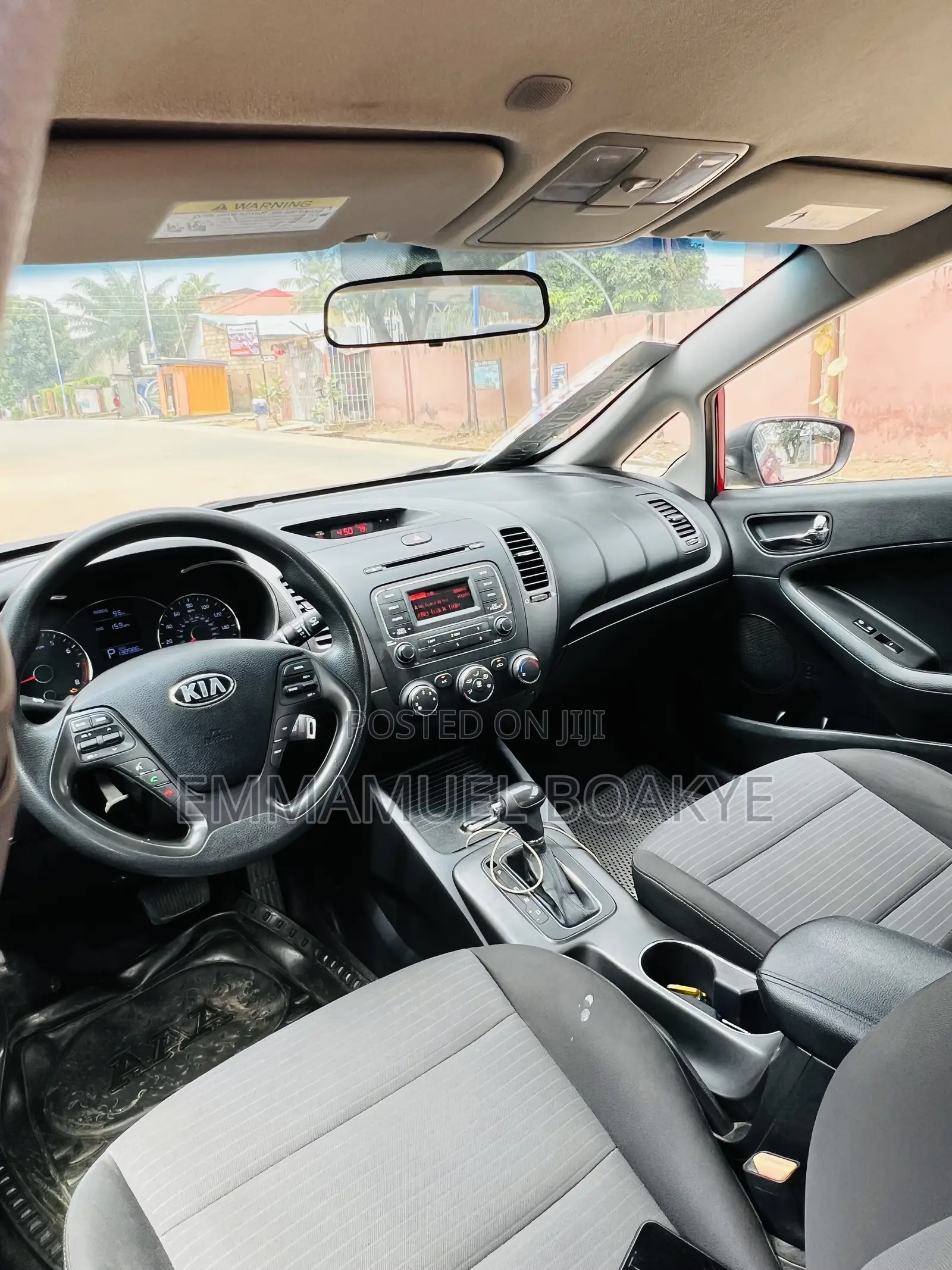 Kia Forte LX Sedan 2015 Red