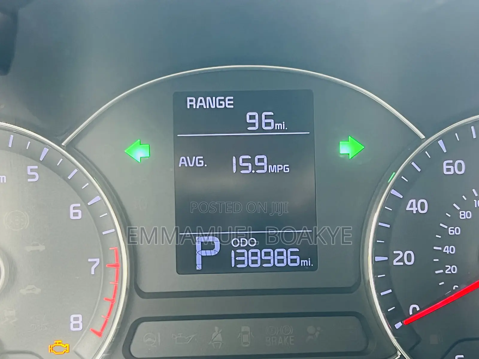 Kia Forte LX Sedan 2015 Red