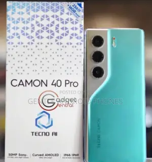 New Tecno Camon 40 Pro 5G 256 GB Blue