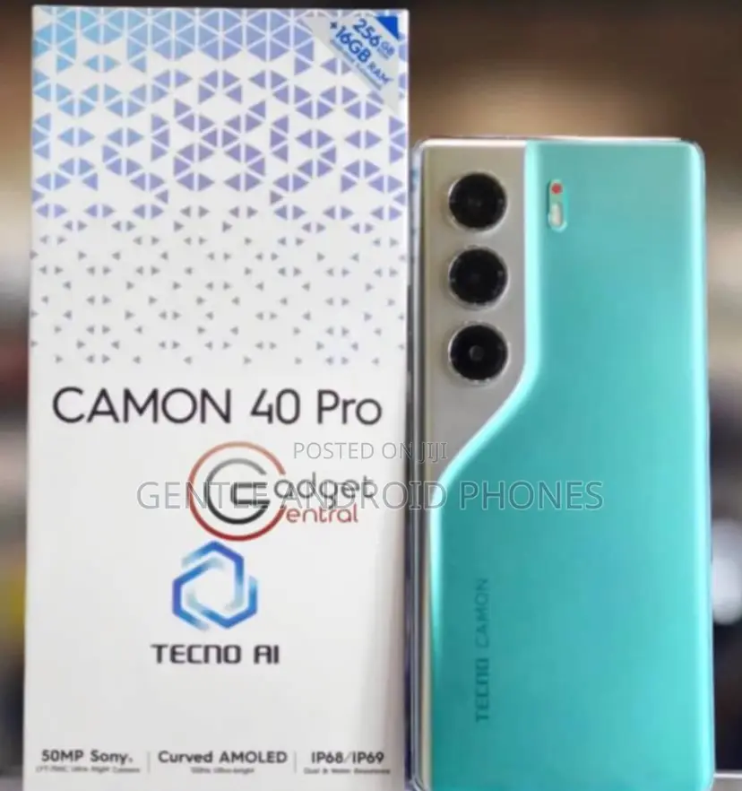 New Tecno Camon 40 Pro 5G 256 GB Blue