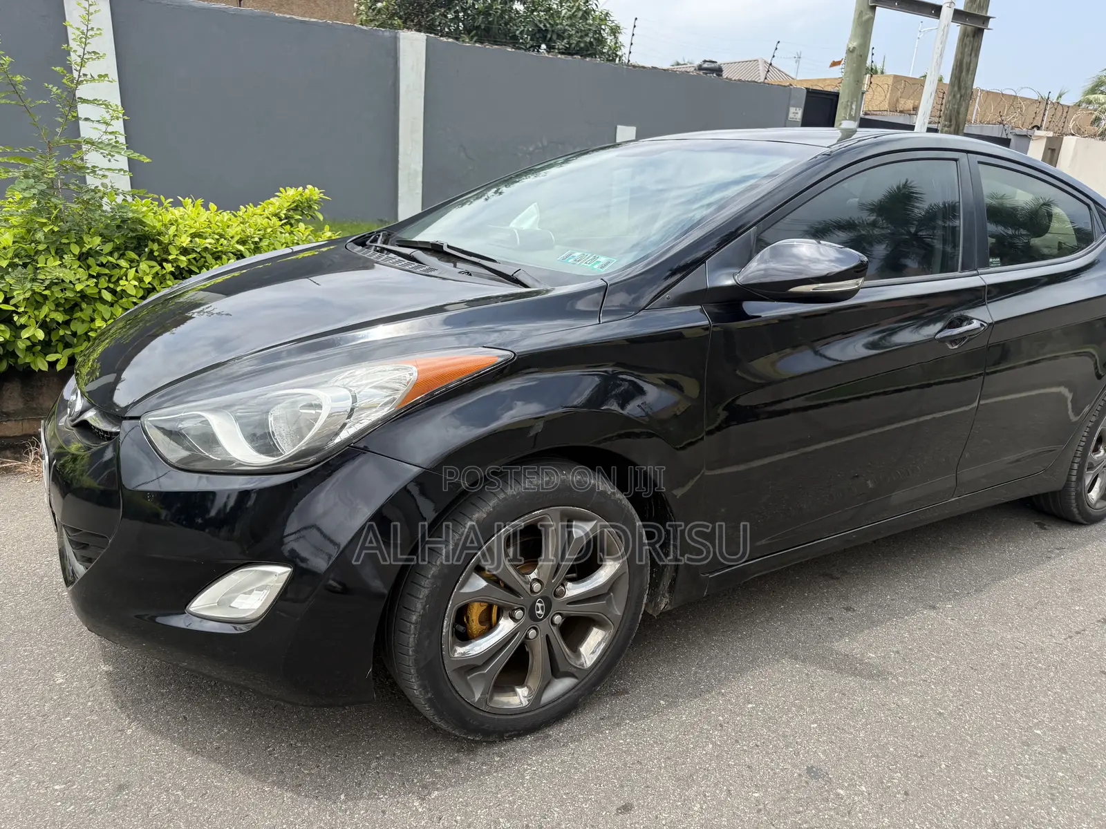 Hyundai Elantra Limited 2012 Black