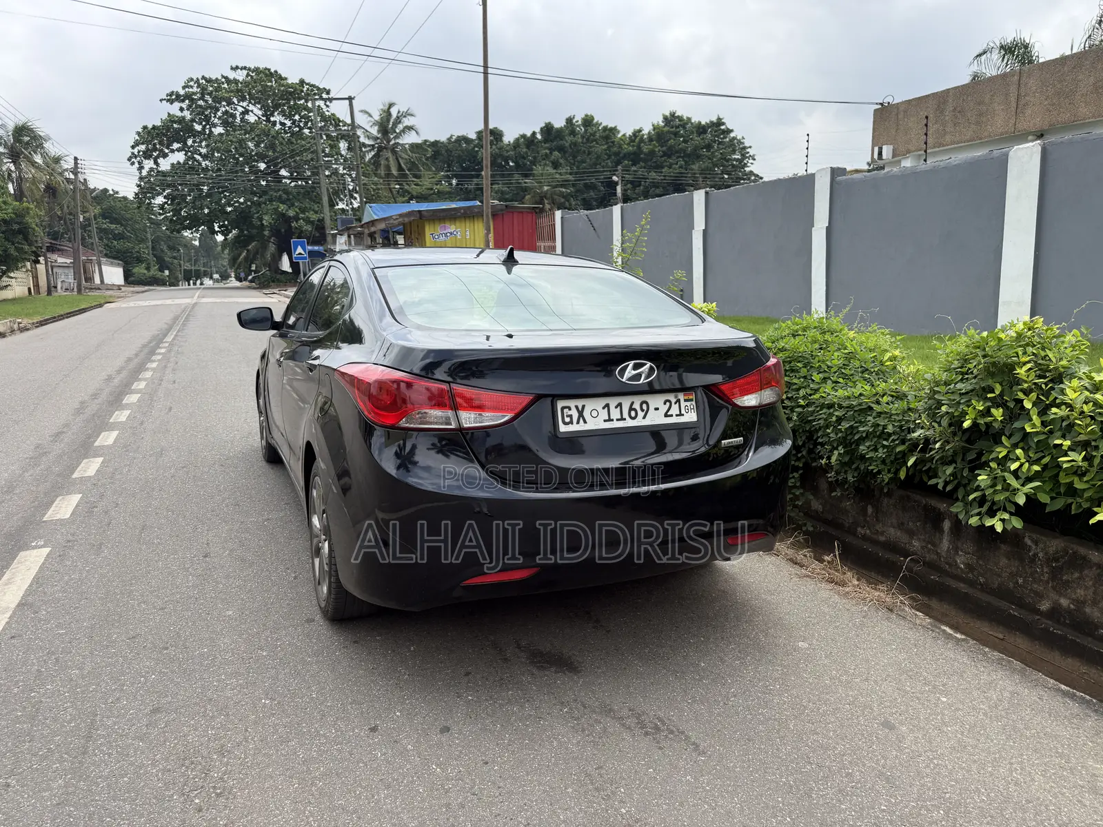 Hyundai Elantra Limited 2012 Black