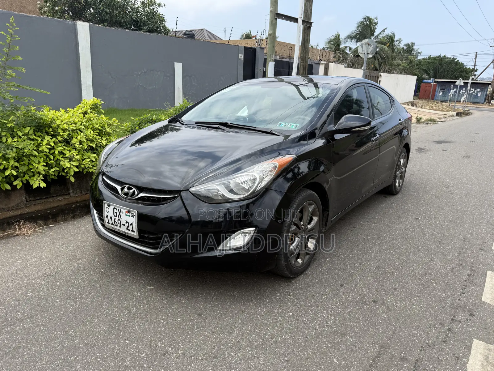 Hyundai Elantra Limited 2012 Black