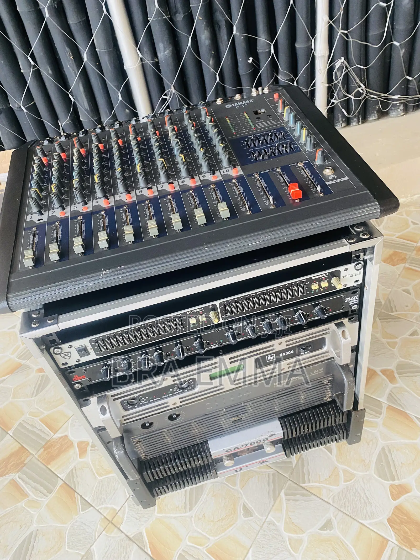 Full Set of Amplifier in Rack