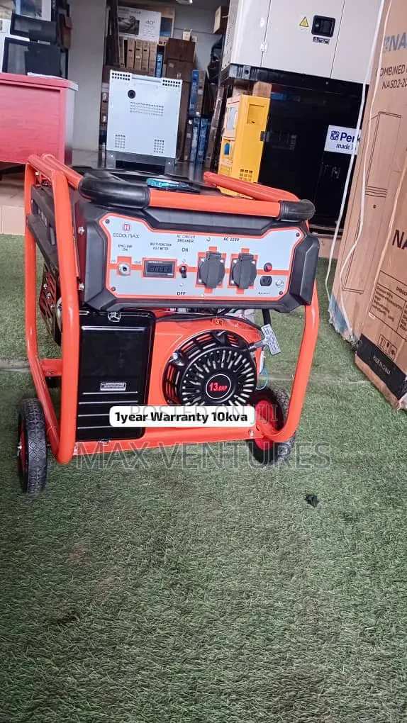Brand New Ecoolmax 10kVA Petrol Generator Available 10kva