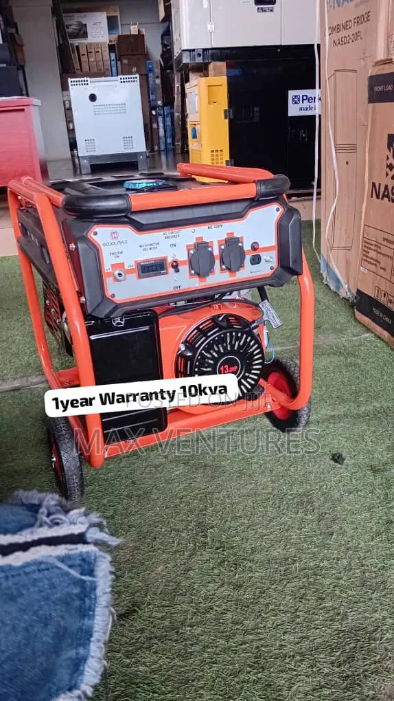 Brand New Ecoolmax 10kVA Petrol Generator Available 10kva