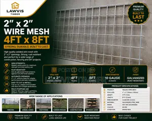 2” × 2” Galvanized Wire Mesh Panel | 4ft × 8ft Welded Mesh. LVM