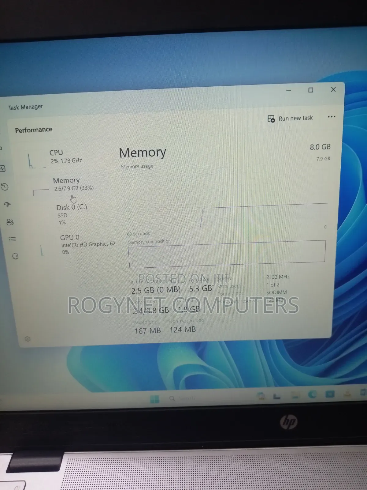 Laptop HP EliteBook 850 G4 8GB Intel Core i5 SSD 256GB