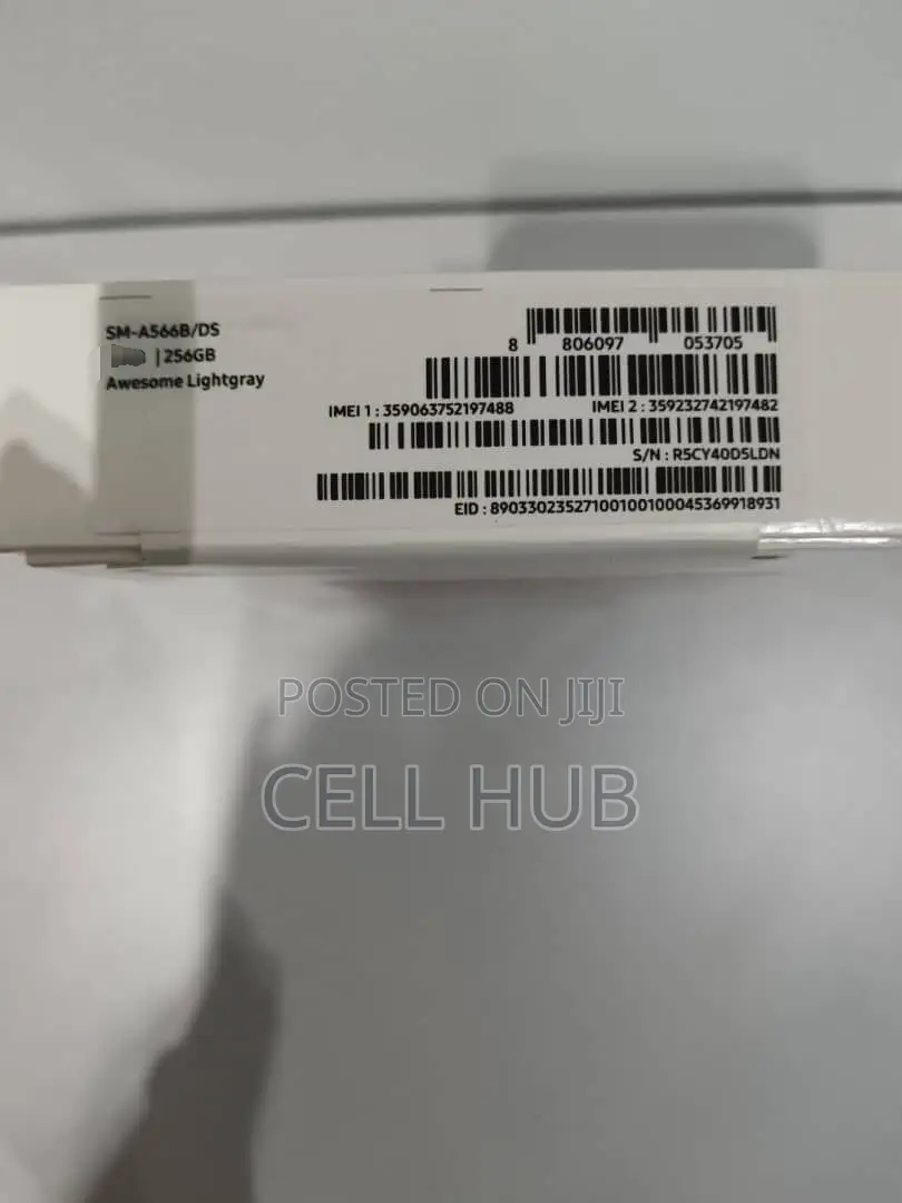 New Samsung Galaxy A56 256 GB Black