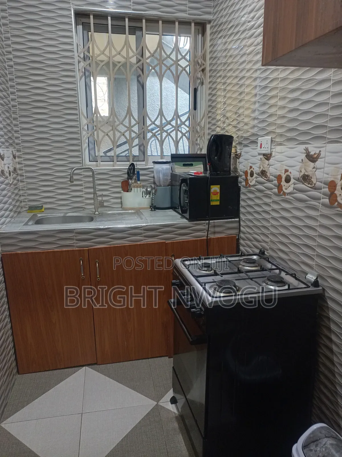 Furnished 1bdrm Apartment in Ambritt, School Junction for rent