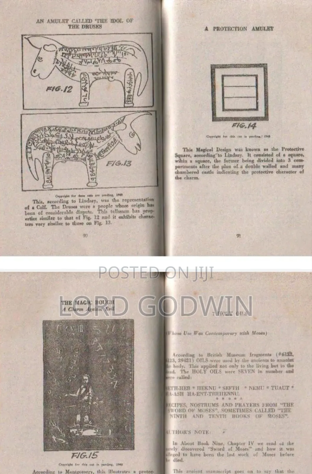8th, 9th and 10th Books of Moses