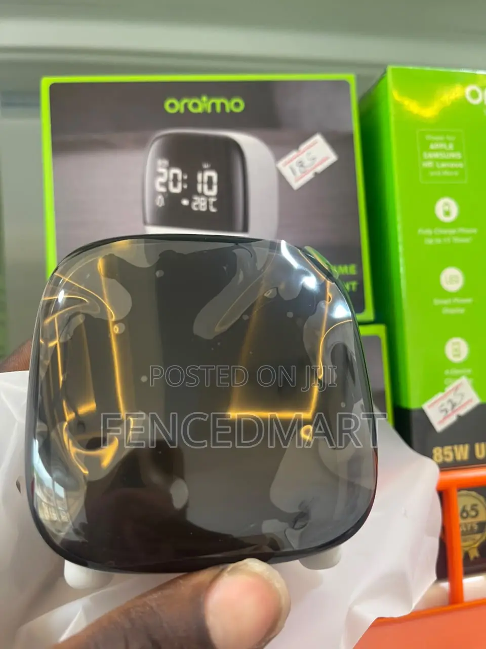 Oraimo ClockPoint Plus Alarm Clock With Touch Night Light (OSH-002A)