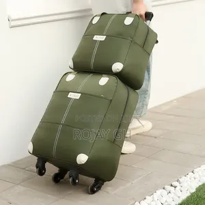 2 in 1 Travel Luggage Bag - Army Green