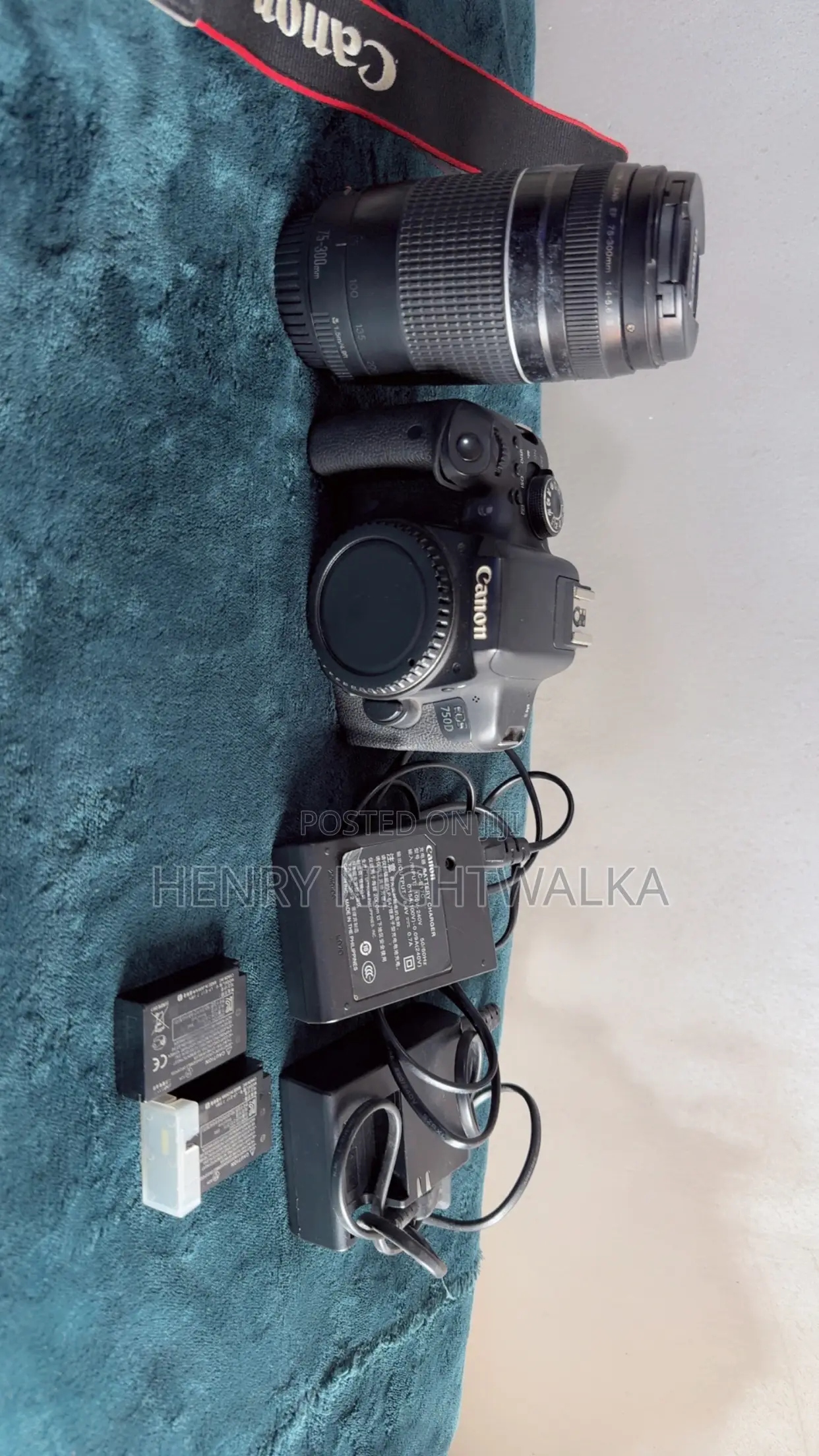Canon EOS 750d Camera