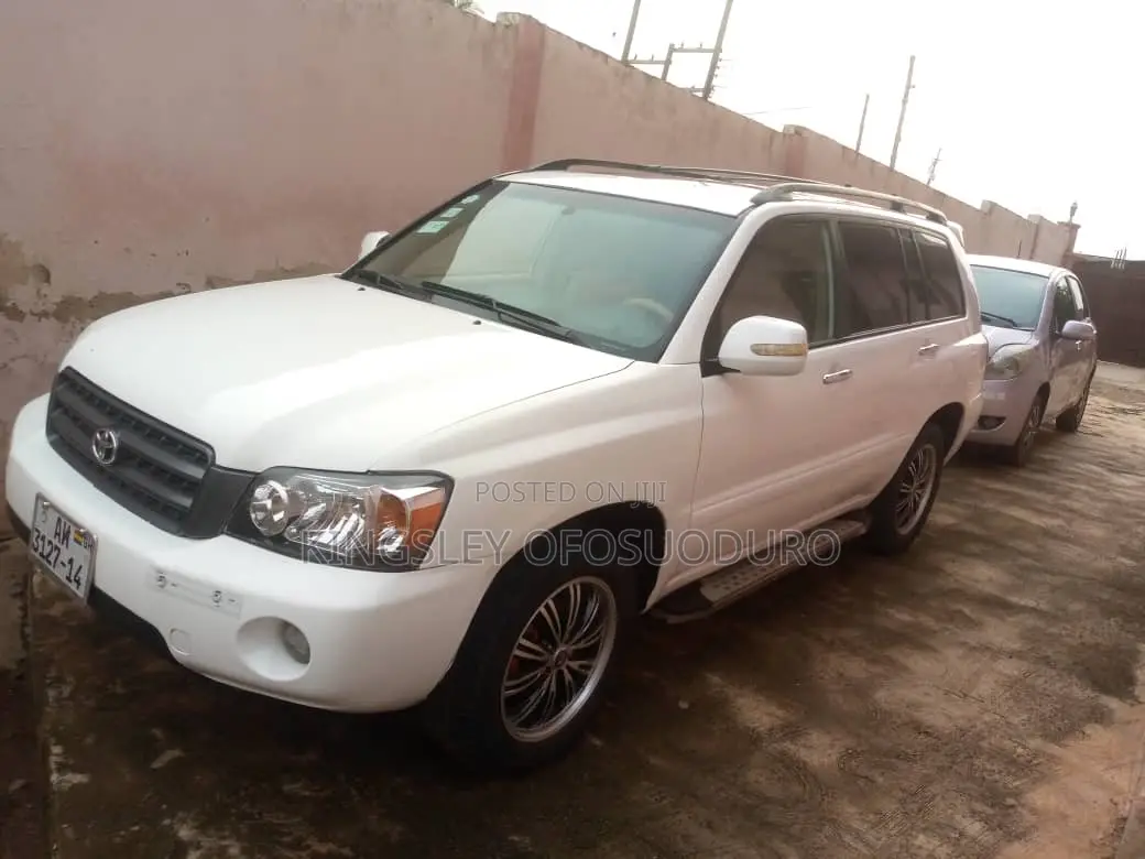 Toyota Highlander V6 2006 White