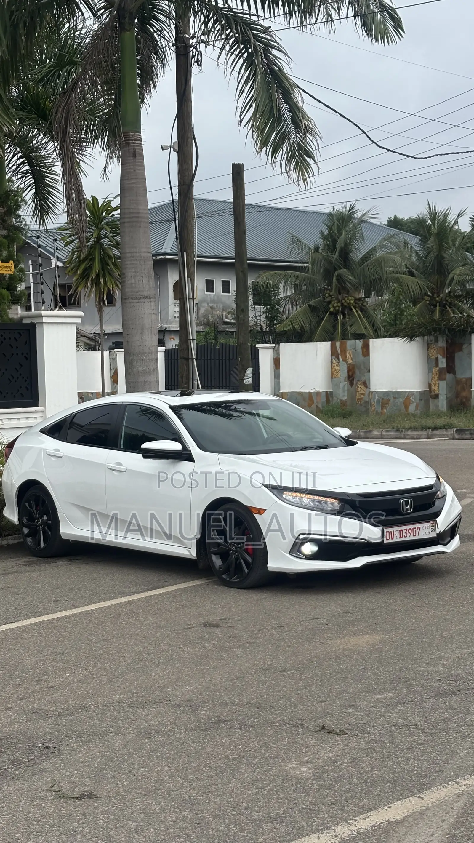 Honda Civic Sport Sedan 2020 White