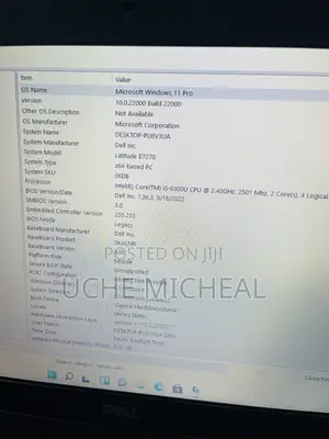 Laptop Dell Latitude E7270 8GB Intel Core i5 SSD 256GB