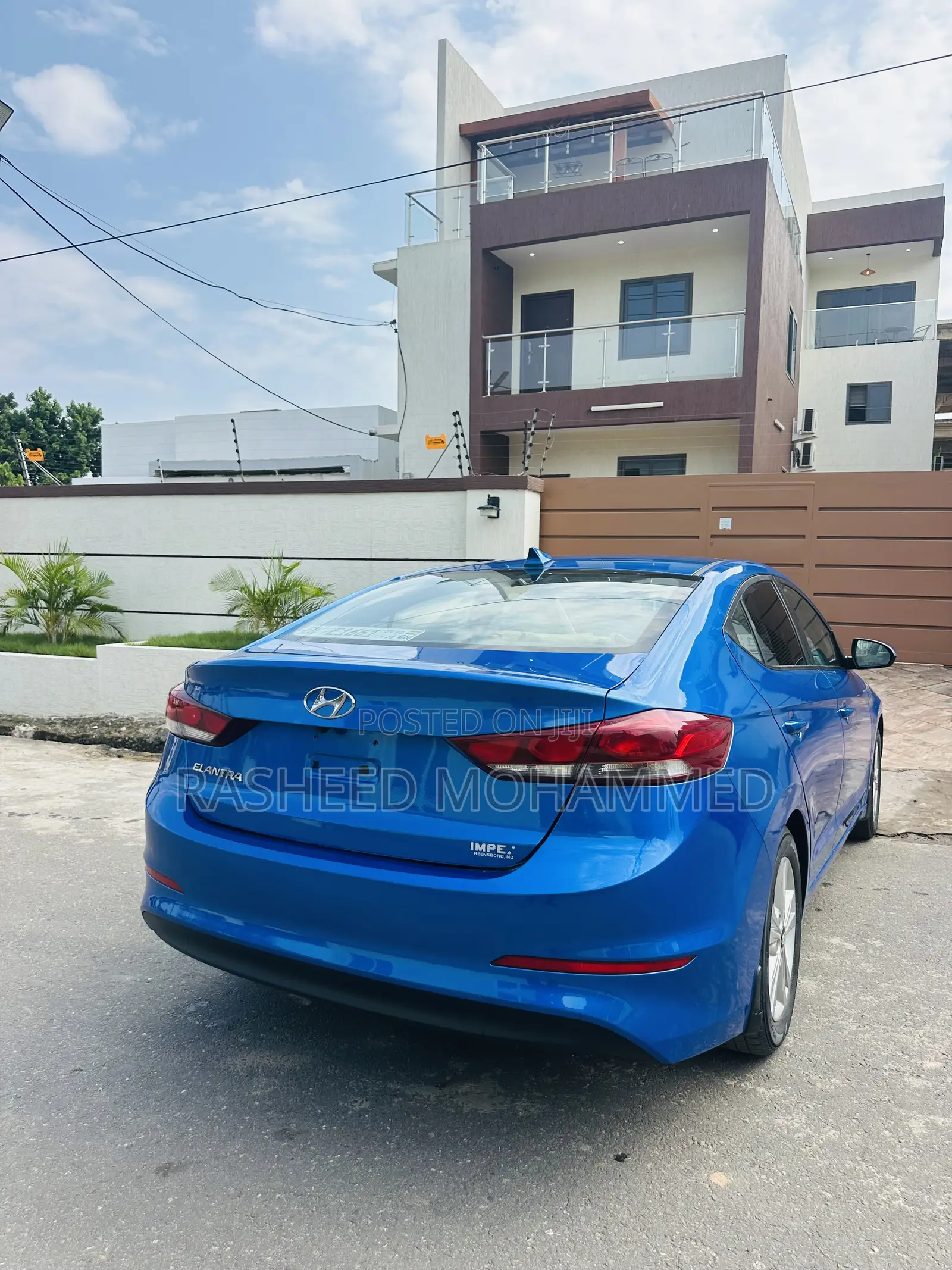 Hyundai Elantra SEL 2018 Blue