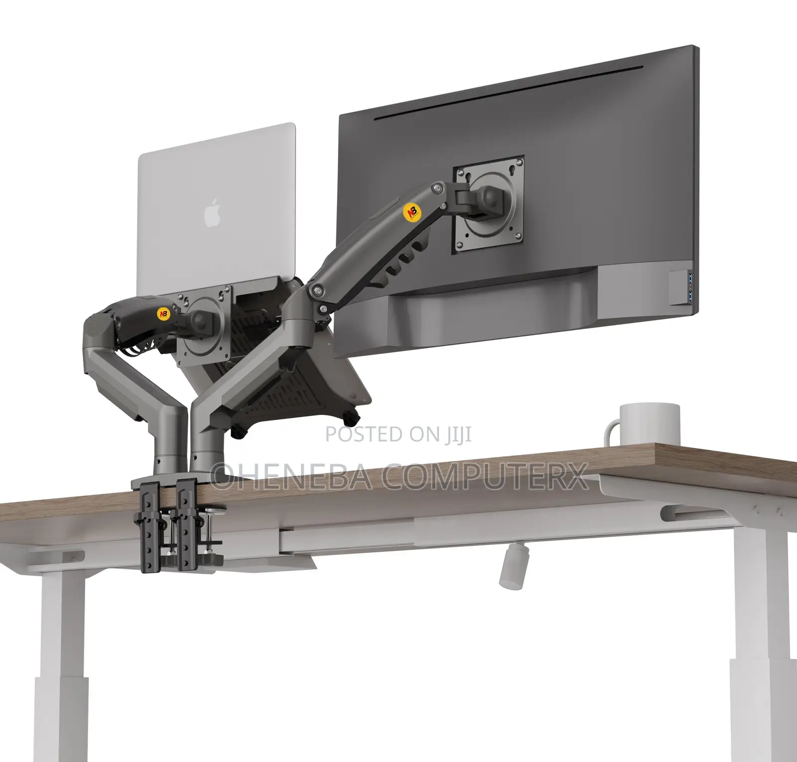 Universal F160 Dual Monitor Mount 17inches to 32inches