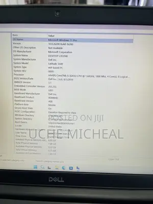 Laptop Dell Latitude 3500 8GB Intel Core i5 SSD 256GB